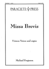 Missa Brevis Unison choral sheet music cover